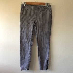 Forever 21 Blue & White Gingham Pants Size S
